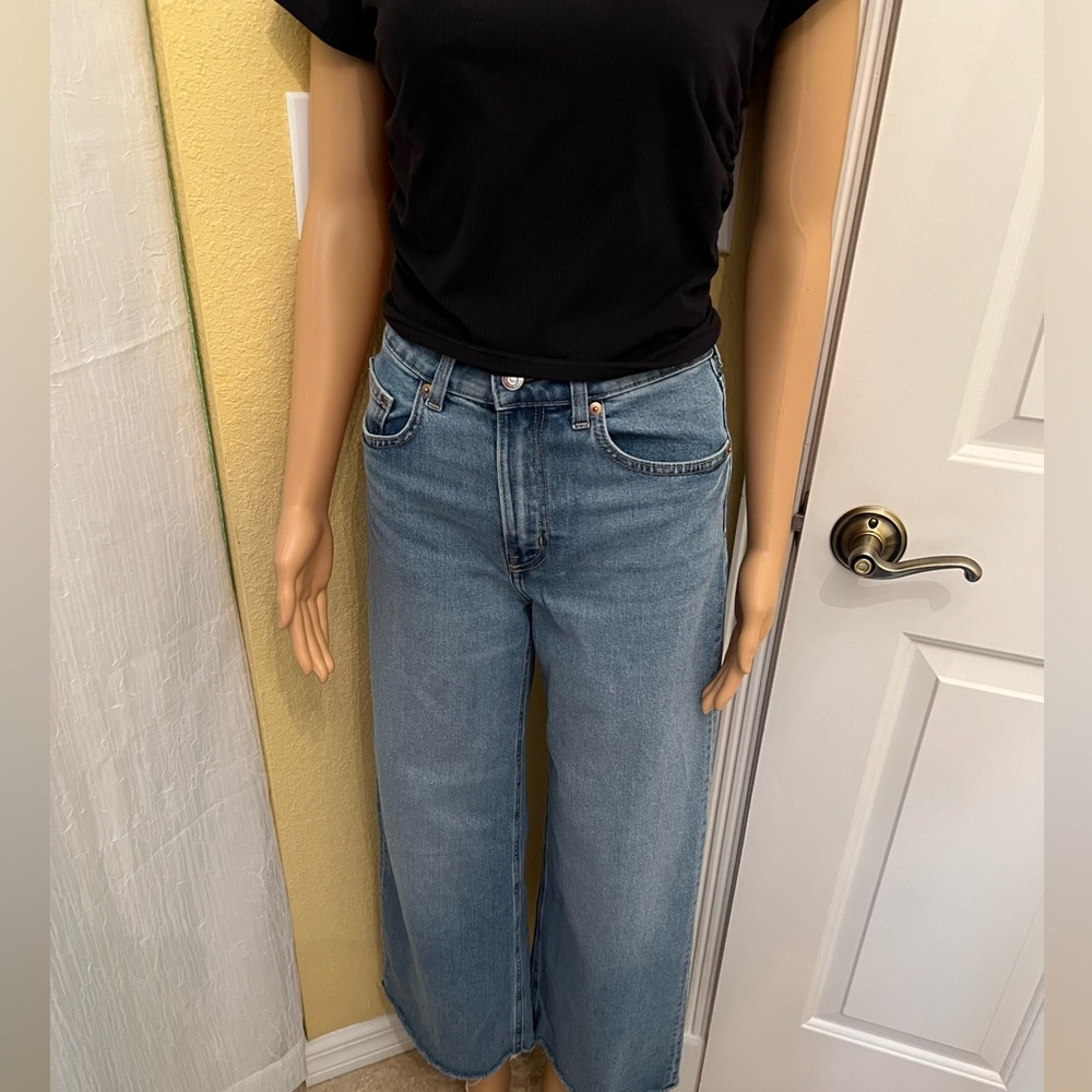 H&M wide leg jeans